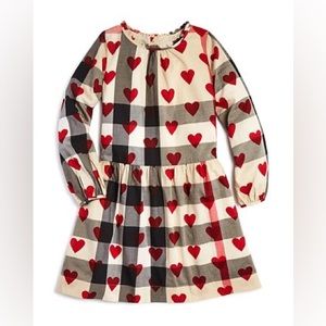 Burberry Girls’ Philippa Checked Heart Woven dress